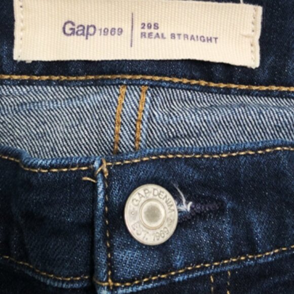 Gap Women's 1969 Real Straight Jeans, 29 Short - Picture 9 of 12